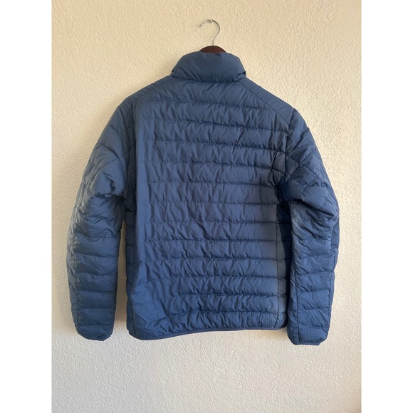 UNIQLO Ultra Light Down Jacket Blue  Button Front Lightweight Size S Layer‎ Cozy - Picture 2 of 8